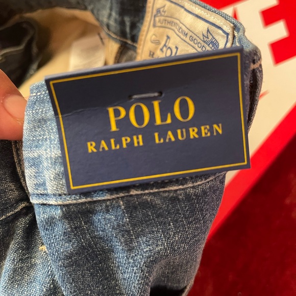 $268 Polo Ralph Lauren Classic Fit Distressed Jeans Men's Size 34X30 Pants NEW! - Picture 9 of 14